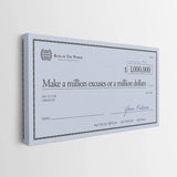 Million Excuses (Dollar Edition)